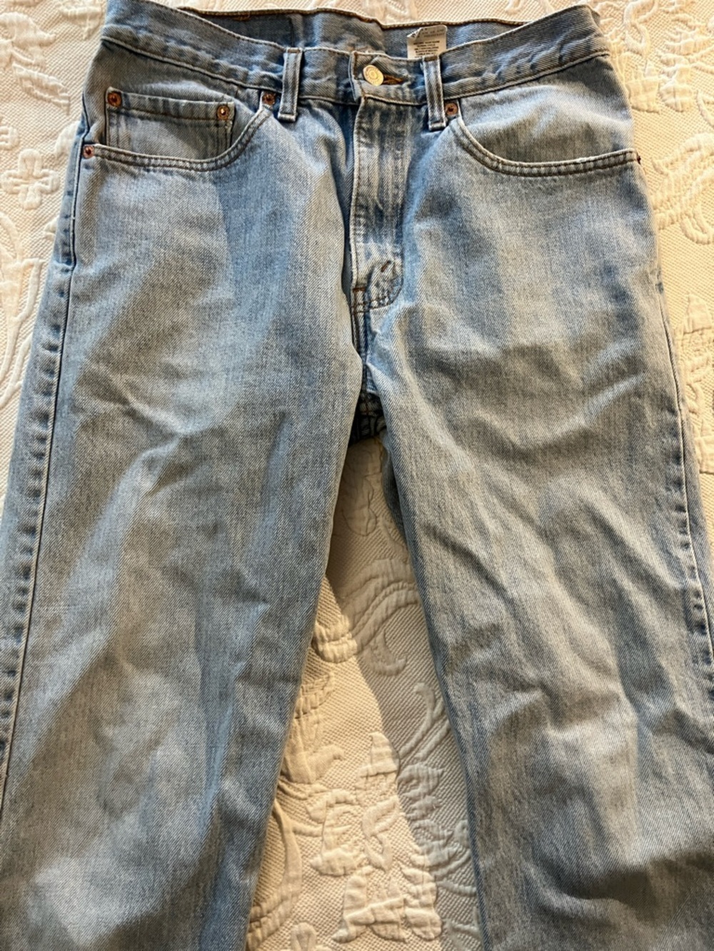 1989 Levi’s 505 regular fit straight leg 31x32 Canada zip fly stonewashed denim